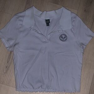 Women's blue Polo Shirt